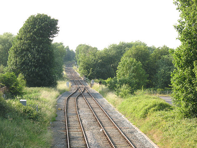Single track to Northwich