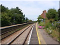 TM4796 : Somerleyton Station looking towards Haddiscoe by Glen Denny