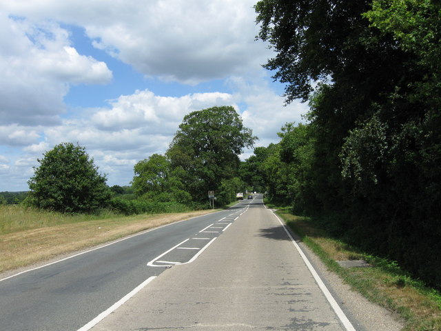 A3057 NNW from junction with Toothill Road