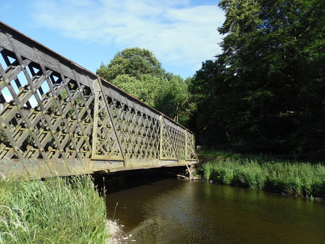 The Bowshank Railway Bridge and the Gala Water