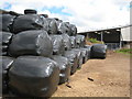 SW7335 : Silage bales at Trevales by Rod Allday