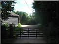 Gate into Woodlands Farm