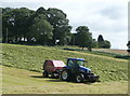 Baling hay