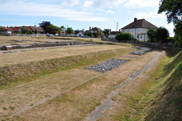 Site of Caister on Sea Roman Fort