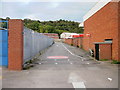 Exit road, Malpas Fire Station, Newport