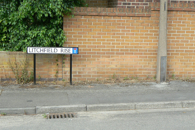 Bench mark at Litchfield Rise