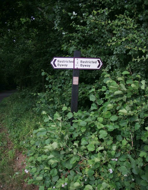 Restricted Byway sign 