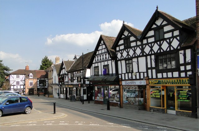 Tudor gables in Corn Square, Leominster © Philip Pankhurst :: Geograph ...