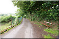 The North Wales Path follows this road for a while