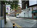 Looking from Waterloo Road into Exton Street