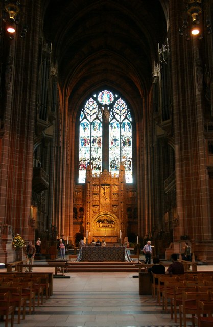 Inside Liverpool S Anglican Cathedral C Mike Pennington Cc By Sa 2 0 Geograph Britain And Ireland