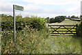 Footpath leading to Ruswick Manor farm