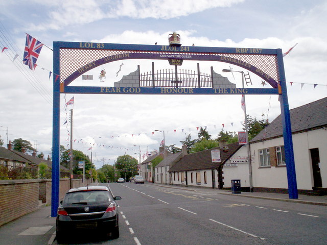 Waringstown Orange Arch © P Flannagan :: Geograph Ireland