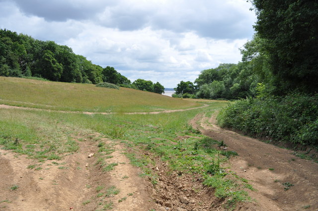 Section of track from Tump Farm to Pighole Pill - the final stage