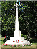 TQ5446 : Leigh village war memorial by Stephen Craven