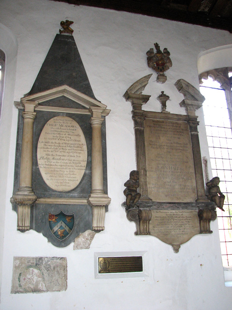St George Colegate, Norwich - C18 memorials