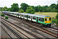 Bedford-Brighton service approaches Gatwick Airport