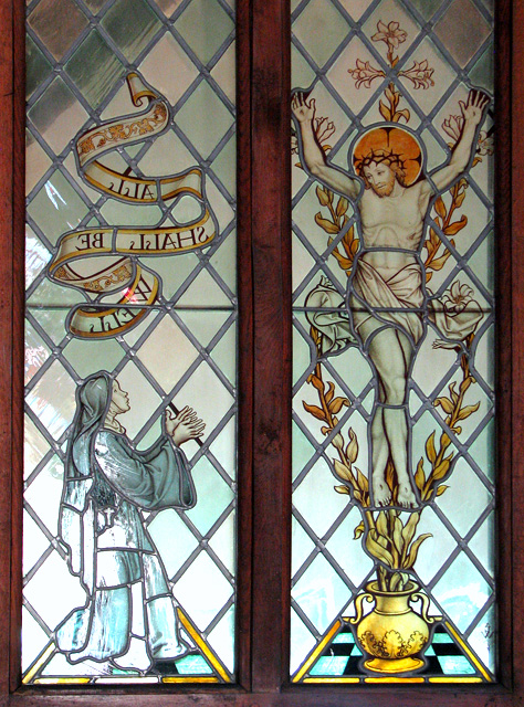 St Julian's church in Norwich - modern stained glass