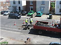 Roadworks in Park Road, Freemantle