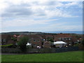 NX9818 : View to sea over Harras Park, Whitehaven by Alex McGregor