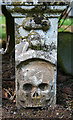 A table tomb detail at Southdean (Chesters) Parish Churchyard