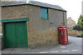 Phone box by the barn