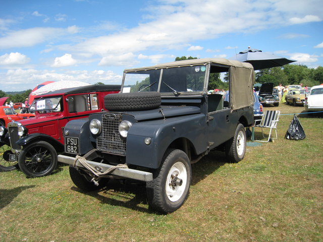 Series 1 Land Rover at Darling Buds Classic Car Show