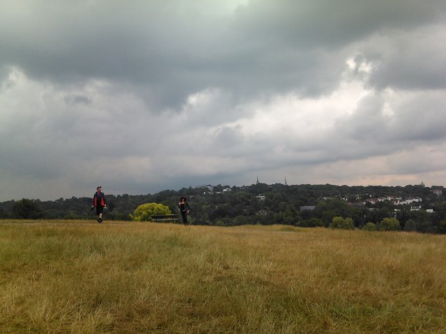View of Highgate Village from Hampstead Heath