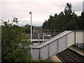 Congleton Station from the road bridge