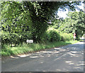 Road into Exelby from Burneston