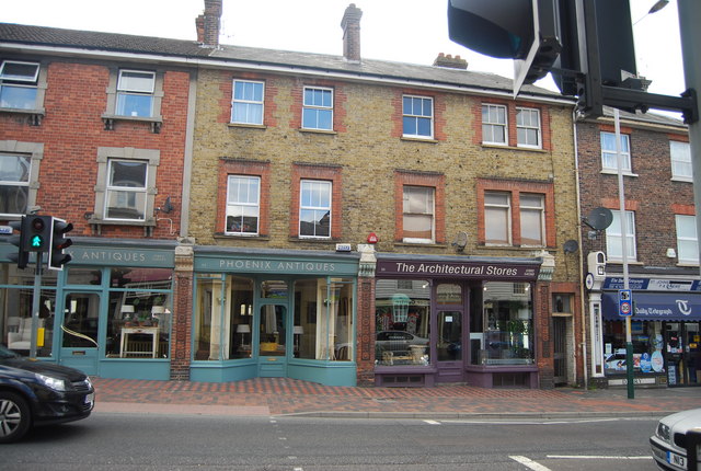 A row of antique shops, St John's Rd