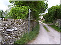 Folds Lane at Calver