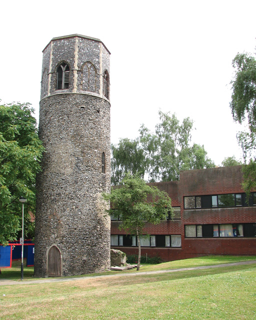 The tower of St Benedict's church, Norwich