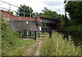 Main line railway bridge over the canal