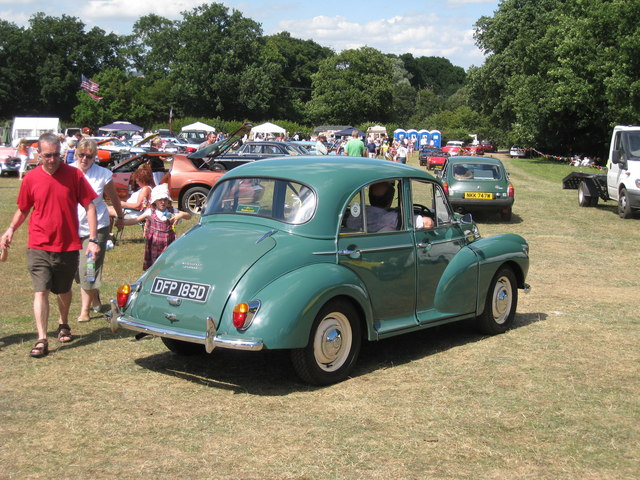 Morris Minor at Darling Buds Classic Car Show