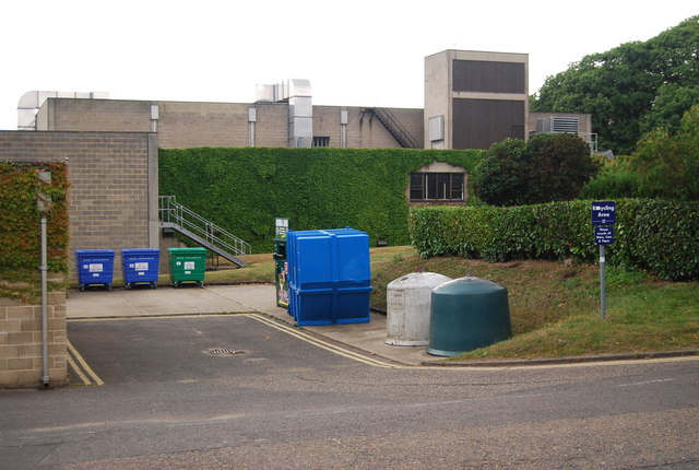 UEA: recycling point