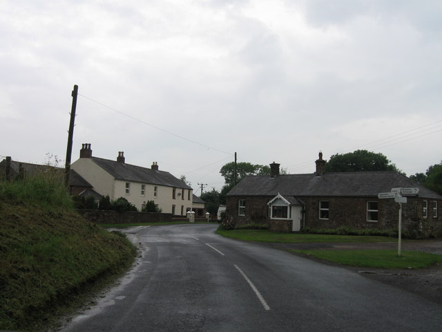 Road junction at Boltonfellend