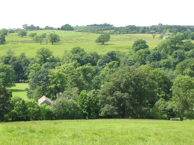 The valley of the River South Tyne near Featherstone Castle
