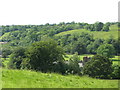 The valley of the River South Tyne around Featherstone Castle