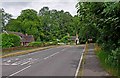 B4380 road, looking northwest