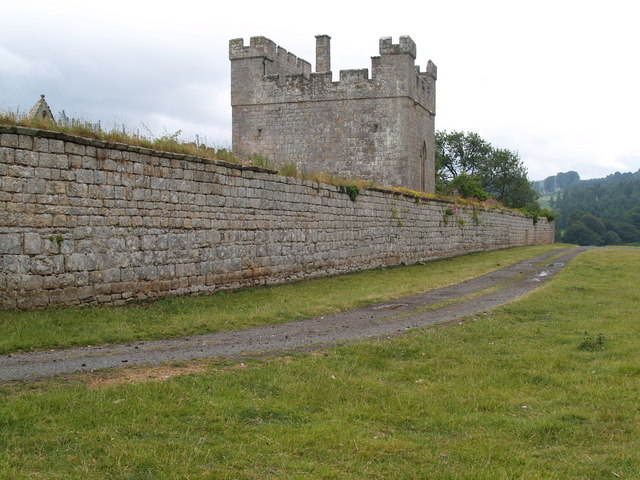 Hulne Priory outer Wall