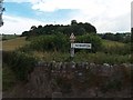 Signpost to Scrapton near Wadeford Manor