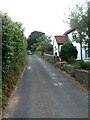 View westwards along Stant Way from the edge of Combe St Nicholas