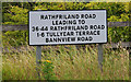 Rathfriland Road sign, Banbridge