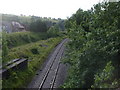 Railway, seen from the road bridge, Bedlinog