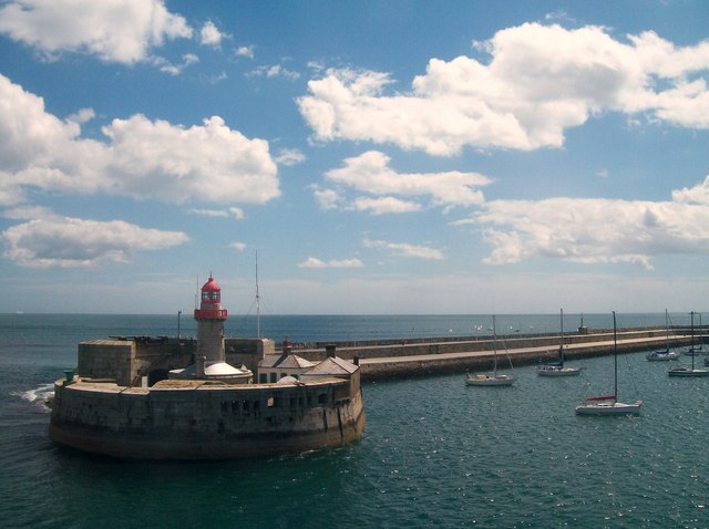 The end of the East Pier at Dun Laoghaire