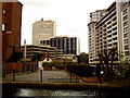 View of Birmingham City Centre from the Worcester and Birmingham Canal