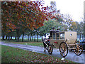 SJ7481 : Carriage drive in the rain by Stephen Craven