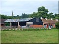 Farm buildings south of Clive