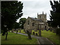 Ault Hucknall Church in summer